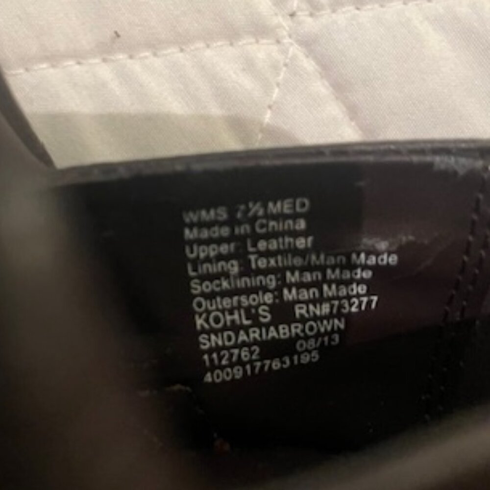 Sonoma Leather Clogs - Picture 7 of 7